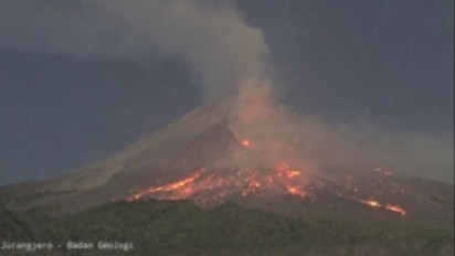 Gunung Merapi Luncurkan 148 Kali Guguran Lava dalam Sepekan