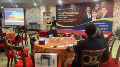 Wujudkan Pengembangan Diri, Klub Internasional Toastmasters Berikan Pelatihan Kepemimpinan Bagi Anggotanya