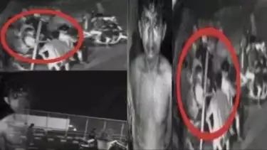 Kolase terpidana dan ilustrasi rekaman CCTV kasus kematian Vina dan Eky di Cirebon