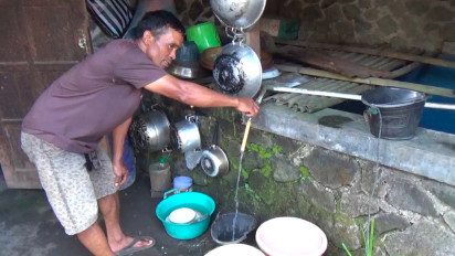 Kemarau, Warga Lereng Merapi Klaten Jual Panen Tembakau untuk Beli Air Bersih