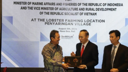 Gandeng Vietnam, KKP undang Investor untuk Perluas Kerja Sama di Sektor Budidaya Lobster, Tuna, dan Rumput Laut