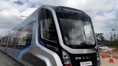 PT KAI dan INKA Dilirik untuk Uji Operasi Kereta Otonom Tanpa Rel di IKN, OIKN: untuk Mempercepat Penguasaan Teknologi