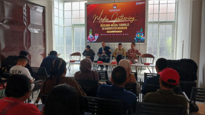 KPU Nganjuk Gandeng Insan Pers Sampaikan Hasil Coklit dan Tahapan Pemutakhiran Data ke Publik