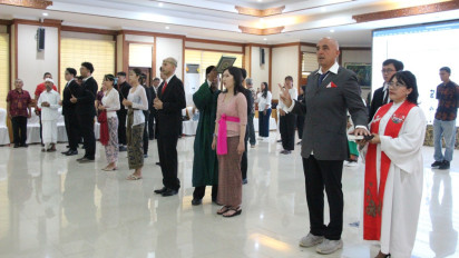 12 Orang Warga Asing Ikuti Pengambilan Sumpah Menjadi Warga Negara Indonesia