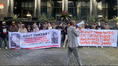 Mahasiswa Kembali Desak KPK Usut Tuntas Kasus Gratifikasi RAPBD Provinsi Jambi