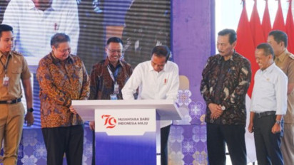 Ambisi Indonesia jadi Produsen Utama Anoda Baterai Litium, Jokowi dan Airlangga Paparkan Potensi Pabrik Terbesar Kedua di Dunia