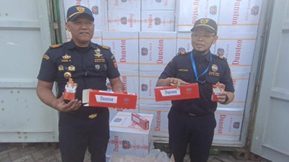 Penyelundupan 16 Kontainer Asal UEA Berhasil Digagalkan Bea Cukai Tanjung Perak Surabaya