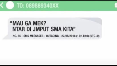 Terungkap Ekstraksi Isi HP Vina Cirebon, Pukul 22.14 WIB Masih Bertukar SMS, Begini Isinya