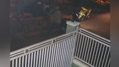 Aksi Begal Bersenjata Tajam Todong Empat Mahasiswa di Baubau Terekam CCTV