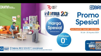 ⁠Ikut Rayakan Anniversary Informa, BRI Beri Promo Spesial Beli Keperluan Rumah
