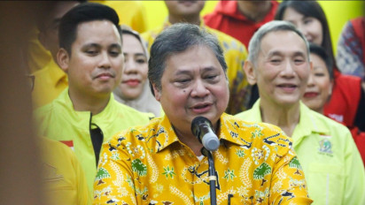 Airlangga Bocorkan Sosok Berinisial S yang Bakal Dampingi Ridwan Kamil di Pilgub Jakarta, Siapa?