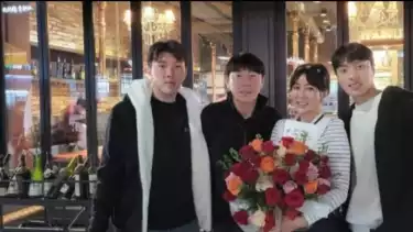 Potret keluarga Shin Tae-yong