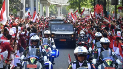 Presiden Jokowi Sebut Kirab Bendera Pusaka dan Teks Proklamasi ke IKN adalah Momen Bersejarah