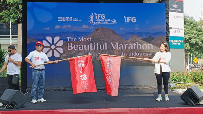 Jadi Ajang Lari Terindah di Indonesia. IFG Labuan Bajo Marathon 2024 Resmi Digelar November dan Diikuti 2 Ribu Peserta