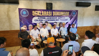 KOPI Deklarasi Dukungan ke Andra Soni-Dimyati Hingga Riza Patria-Marshel Widianto, Ternyata Ini Alasannya