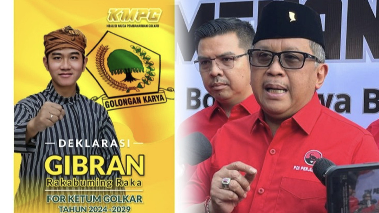 Poster Gibran Jadi Ketum Golkar Beredar, PDIP: Kepentingan Kekuasaan
            - galeri foto