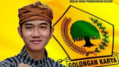 Beredar Poster Dukungan Gibran Rakabuming Jadi Ketum Golkar, PDIP: untuk Kepentingan Kekuasaan
