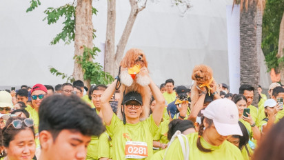 Lebih Dari 640 Pencinta Hewan Meriahkan Fun Run Bersama Anjing Kesayangan, Pecahkan Rekor MURI di Jakarta