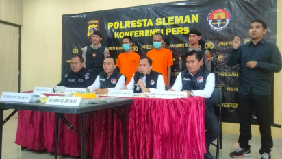 Polresta Sleman Tangkap 2 Residivis Kasus Narkotika, Amankan Sabu Seberat 23,59 Gram