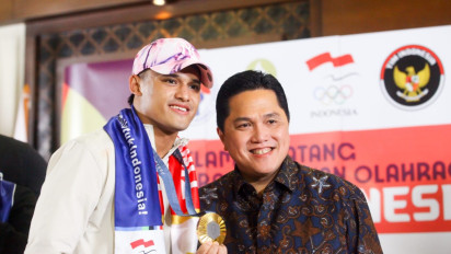 Rizki Juniansyah Fokus Tanding di Kelas 79kg Usai Berlakunya Regulasi Baru Angkat Besi