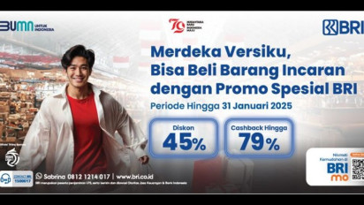 Yuk, Serbu Promo SpesiaL BRI  17-an dari Jajanan hingga Belanja