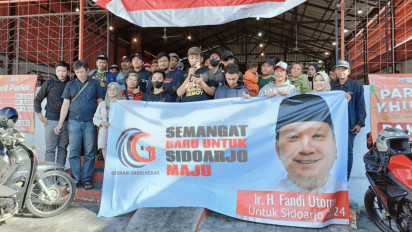 Gibran Garis Keras All Out Dukung Fandi Utomo Jadi Calon Bupati Sidoarjo