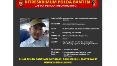 Solichin Caleg Gagal pada Pemilu 2024 Jadi Buronan Polda Banten, Begini Kasusnya