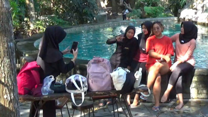 Semarak HUT ke 79 RI, Wisatawan Nama Agus Dapat Tiket Gratis di Umbul Besuki Klaten
