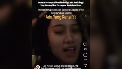 Viral! Lagi Live di Tiktok, Diduga Oknum Anggota DPRD Bukittinggi dari Partai Gerindra Ucapkan Kata-kata Tak Pantas
