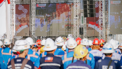 Upacara Serentak di Tiga Provinsi Wujudkan Integrasi Tambang Hulu hingga Hilir, PTFI Pecahkan Rekor MURI