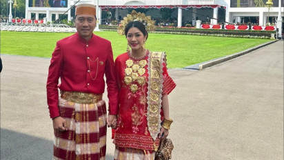 Hadiri Upacara HUT ke-79 RI, Ibas dan Aliya Gunakan Pakaian Tradisional Bugis, Ini Artinya