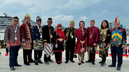 Tangis Menteri PUPR Pecah selama Upacara di IKN, Sri Mulyani Ikut Terharu Lihat Basuki Terus Menangis