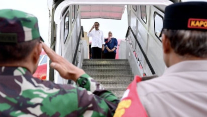 Selesai Perayaan HUT ke-79 RI, Jokowi Langsung Bertolak ke Jakarta