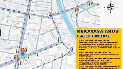 Polrestabes Surabaya Rekayasa Lalin saat Hari Juang Polri