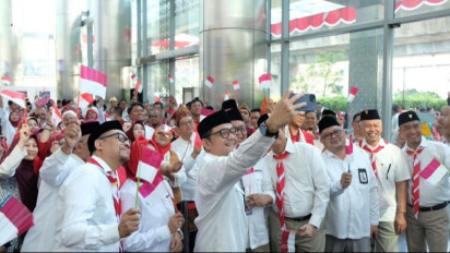 BPKH dan Bank Muamalat Kobarkan Semangat 45  dalam Peringati HUT ke-79 RI