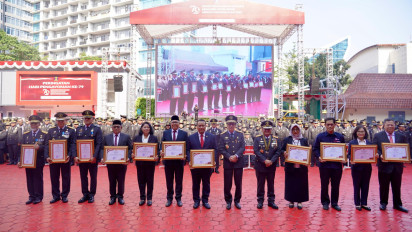 Dukung Percepatan Sertipikasi Tanah di Pulau Nusakambangan, Kementerian ATR/BPN Terima Penghargaan dari Kementerian Hukum dan HAM
