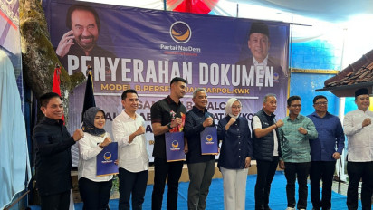 Ada M Farhan-Erwin, NasDem Serahkan Surat Rekomendasi Cakada di Jabar