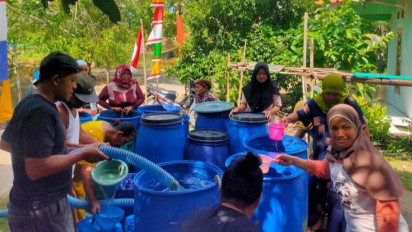 Kekeringan dan Krisis Air Bersih, BPBD Cilacap Distribusi Air Bersih untuk 17.999 Jiwa