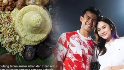 Sebelum Isu Selingkuh, Ibu Pratama Arhan Bikin Tumpeng Ulang Tahun Pernikahan Anaknya dengan Azizah Salsha, Doanya Bikin Nyesek Netizen...