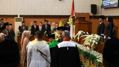 50 Anggota DPRD Periode 2024-2029 Dilantik, Bupati Ipuk Ajak Sinergi Bangun Banyuwangi