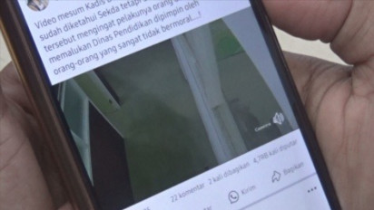 Video Diduga Dua Oknum Pejabat Bermesraan dalam Kantor Disdik Jombang Viral