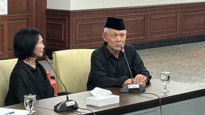 Isak Tangis Goenawan Mohamad di Gedung MK: Kita Sepakat Keadaan Sedang Genting