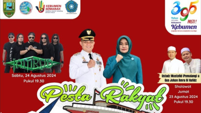 Ada Konser Jamrud, dan Pameran Hasil Kegiatan TP PKK dan UMKM, Ini Berikut Kegiatan Pesta Rakyat Kebumen