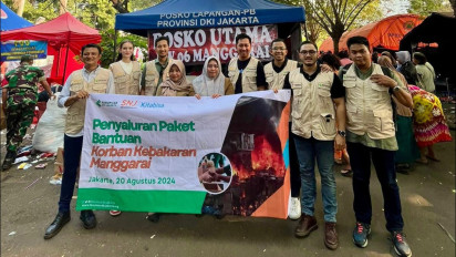 Korban Kebakaran Manggarai Mendapatkan Bantuan