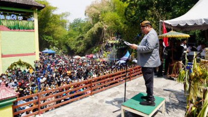 Mewakili Keturunan Raja Brawijaya V Saat Tradisi Yaa Qowiyyu, Airlangga Ajak Masyarakat Hidup Rukun dan Tepo Seliro