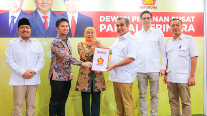 Resmi Serahkan SK B1KWK, Sekjend Muzani Minta Kader Gerindra hingga Akar Rumput All Out Menangkan Khofifah-Emil