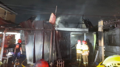 Kios di Bantul Dilalap si Jago Merah, Kerugian Ditafsir Lebih dari Rp100 Juta