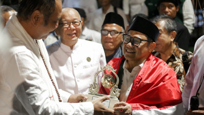 Cak Imin Dinobatkan Sebagai Bapak Toleransi Penjaga Pancasila Oleh Tokoh Lintas Agama di Bali