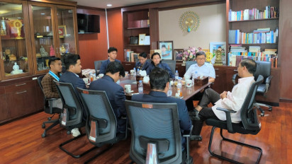 Pertemuan Dengan Dirjen Bimas Buddha : Hikmahbudhi Dukung Pemasangan Chatthra Borobudur