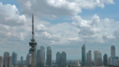 Cocok Aktivitas di Luar, Sebagian DKI Diprakirakan Berawan pada Minggu pagi